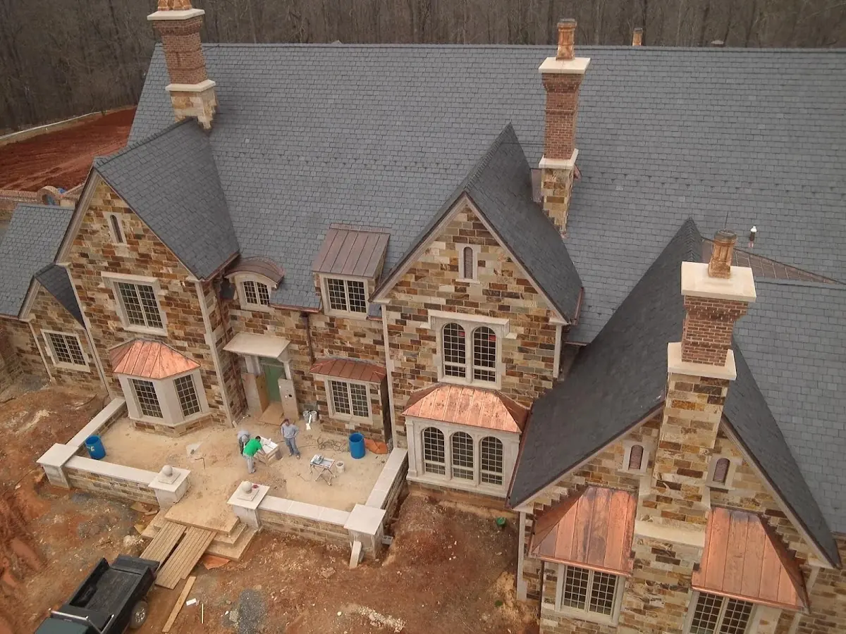 Craftsman Roofing Slate Roof Repair project in Creedmoor